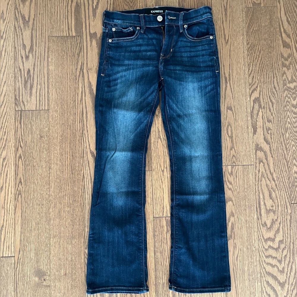 Express | boot cut jeans mid rise | size 0